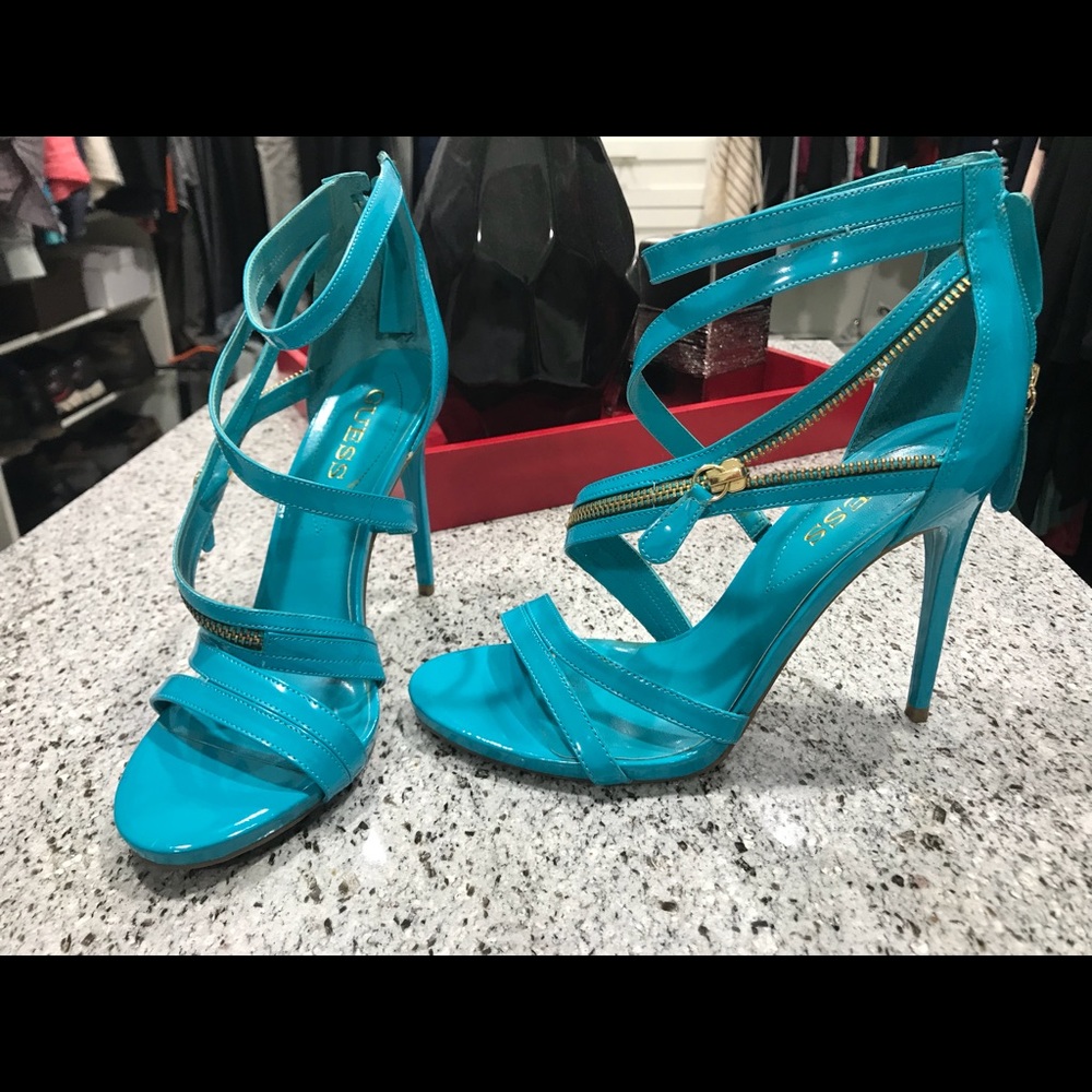 Teal Guess shoes